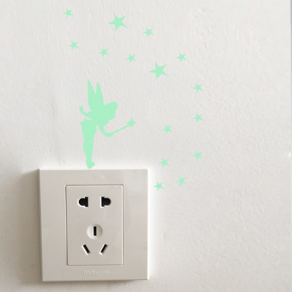 Set of 16 stickere fosforescente - Little fairy glowing sticker
