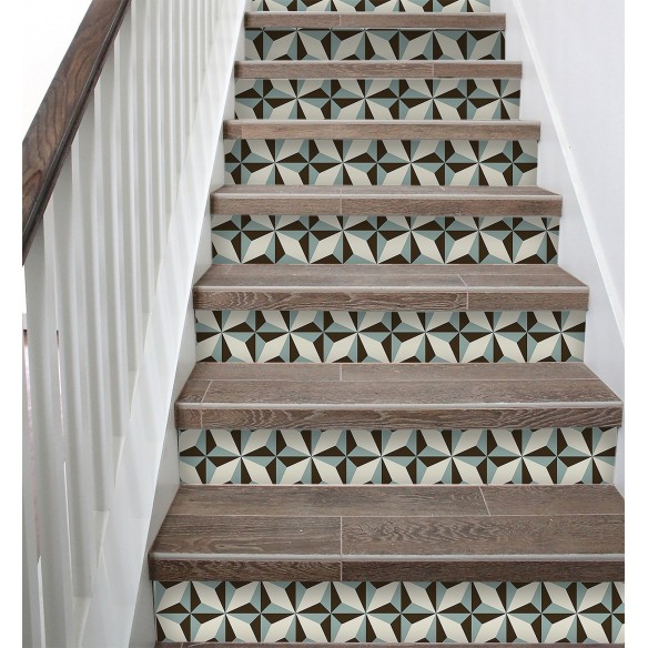 Sticker NORTH STAR PATTERN x 4 buc