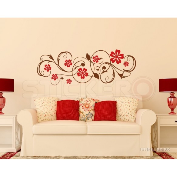 Sticker decorativ Floral