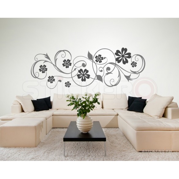 Sticker decorativ Floral