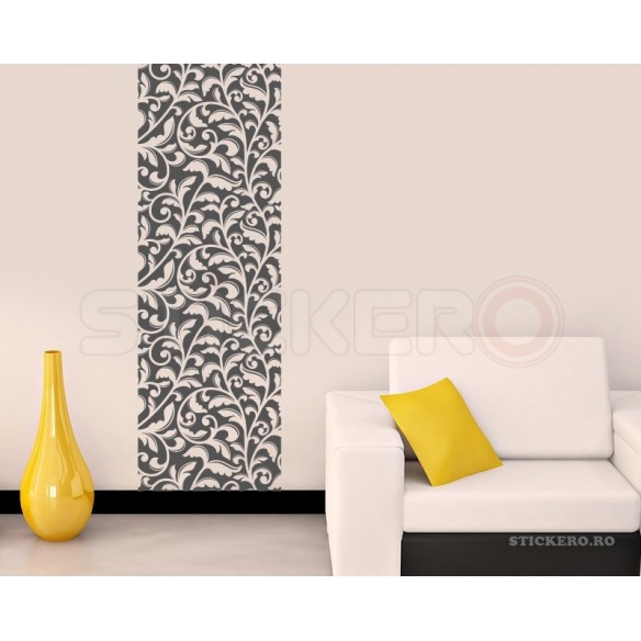 Sticker de perete Coloana Florala 4