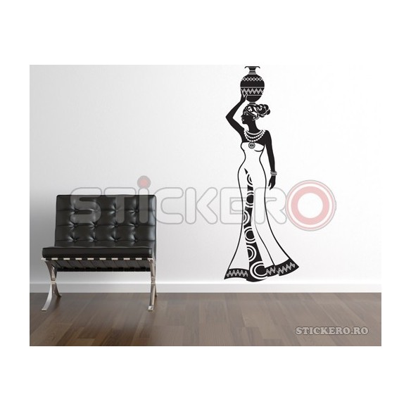 Sticker de perete Silueta Africana