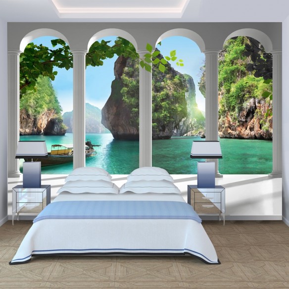 Fototapet  On the terrace