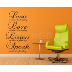 Live Love Listen Speak