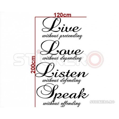 Live Love Listen Speak