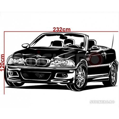 Sticker de perete BMW M3 Convertible