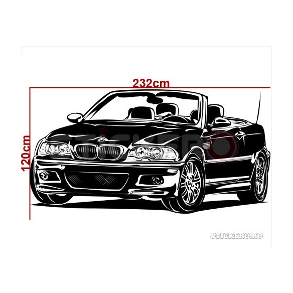 Sticker de perete BMW M3 Convertible