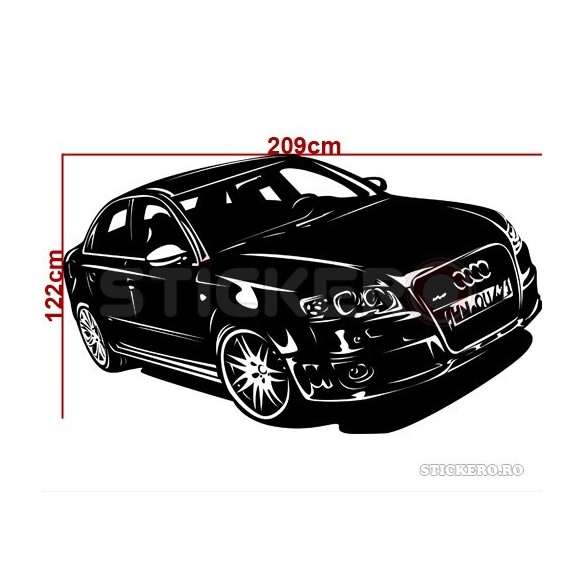Sticker de perete Audi RS4