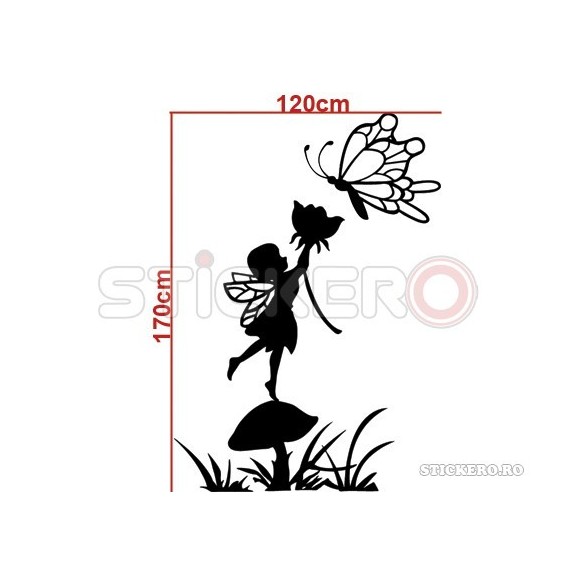 Sticker decorativ Spiridusul prietenos