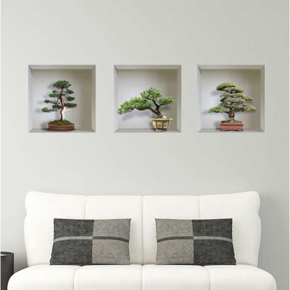 Bonsai - Sticker cu efect 3D