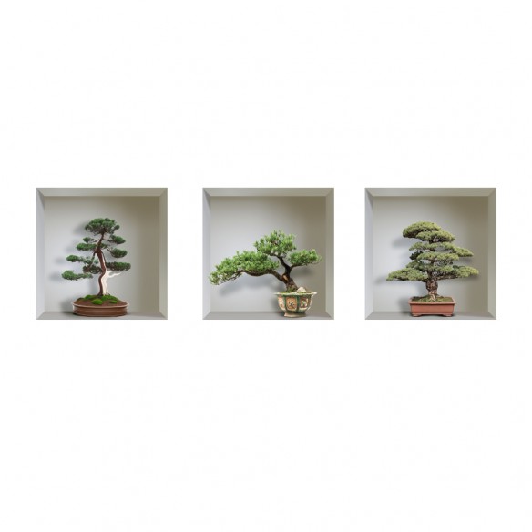Bonsai - Sticker cu efect 3D