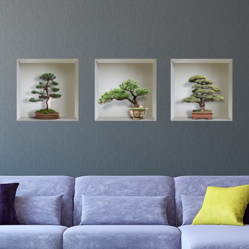 Bonsai - Sticker cu efect 3D