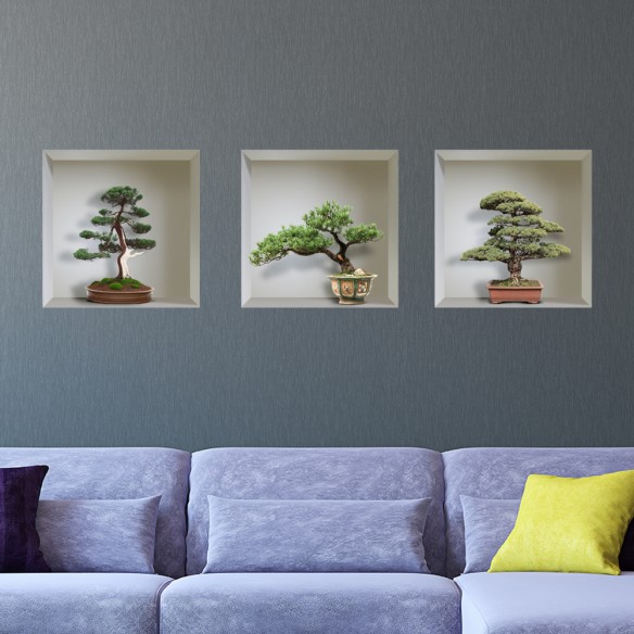 Bonsai - Sticker cu efect 3D