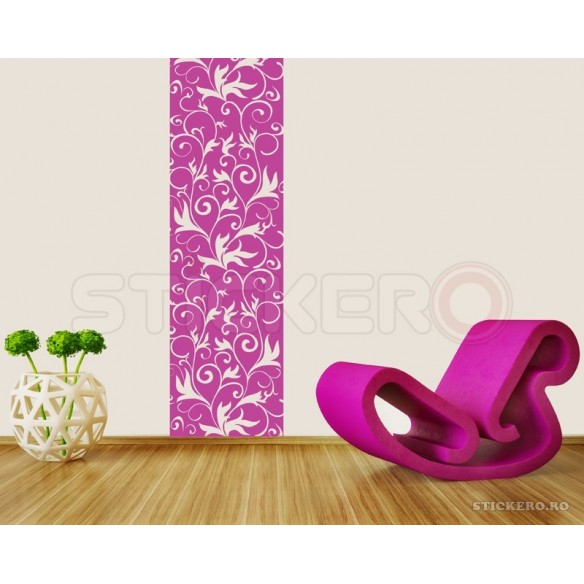 Sticker de perete Coloana Florala