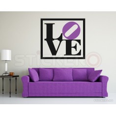 LOVE - sticker de perete