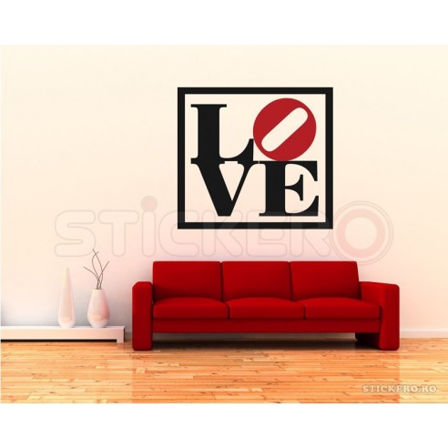 LOVE - sticker de perete