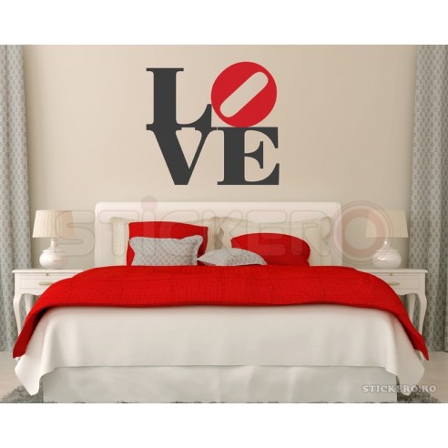 LOVE - sticker de perete