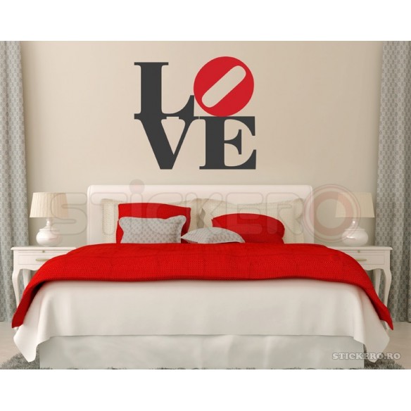 LOVE - sticker de perete