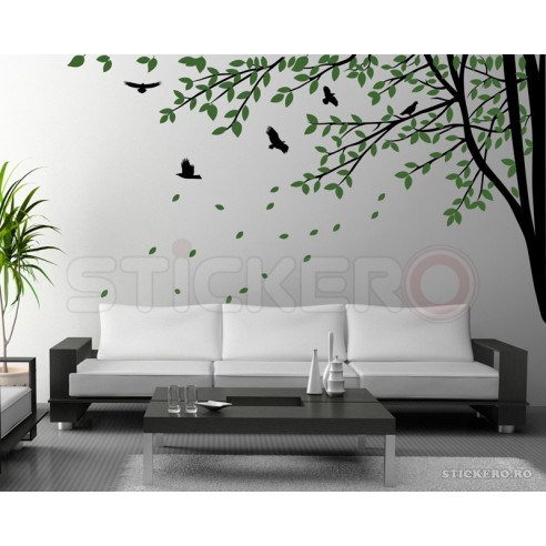 Crengute infrunzite cu pasarele