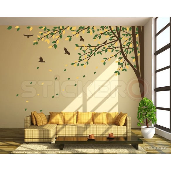 Crengute infrunzite cu pasarele