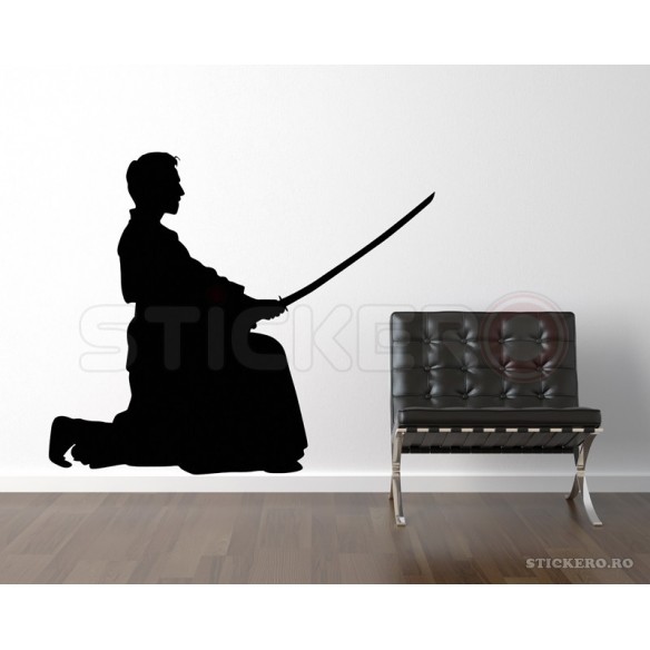 Sticker decorativ Samurai