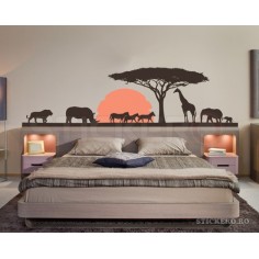 Sticker de perete Peisaj African