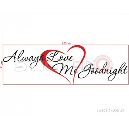 Always Love Me Goodnight - sticker mesaj