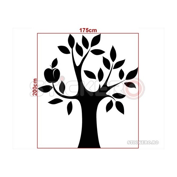 Copac modern - sticker decorativ