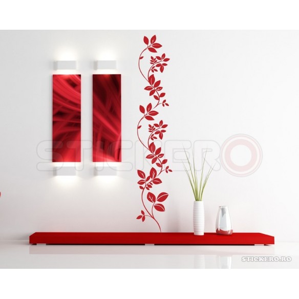 Sticker decorativ Floare Impletita