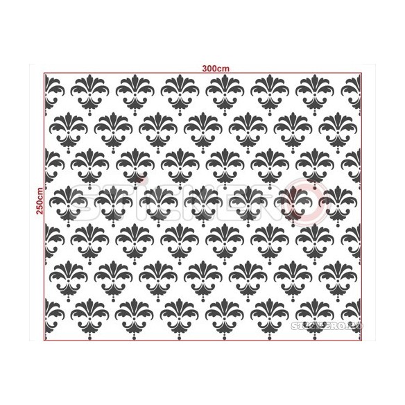 Sticker decorativ stil Tapet Vintage