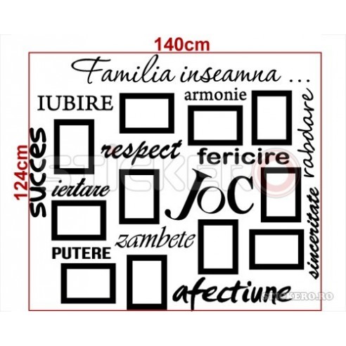 Peretele familiei in limba romana