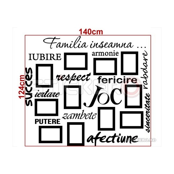 Peretele familiei in limba romana