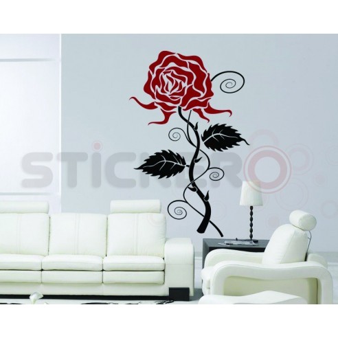 Sticker decorativ Trandafir