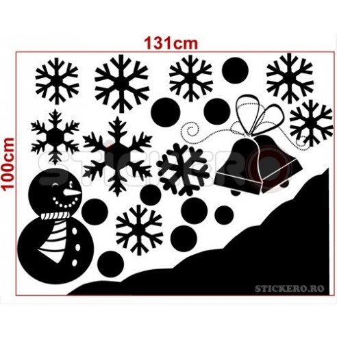 Set decorativ pentru sarbatorile de iarna 2