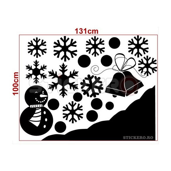 Set decorativ pentru sarbatorile de iarna 2